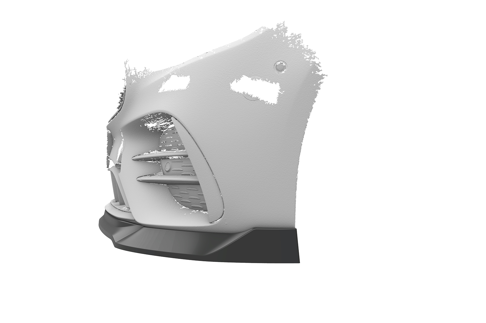 Lame de parechoc avant pour Mercedes-Benz Classe E W213 / S213 AMG-Line (MOPF) (depuis 2020) - Fabriqué en ABS (6 finitions au choix)