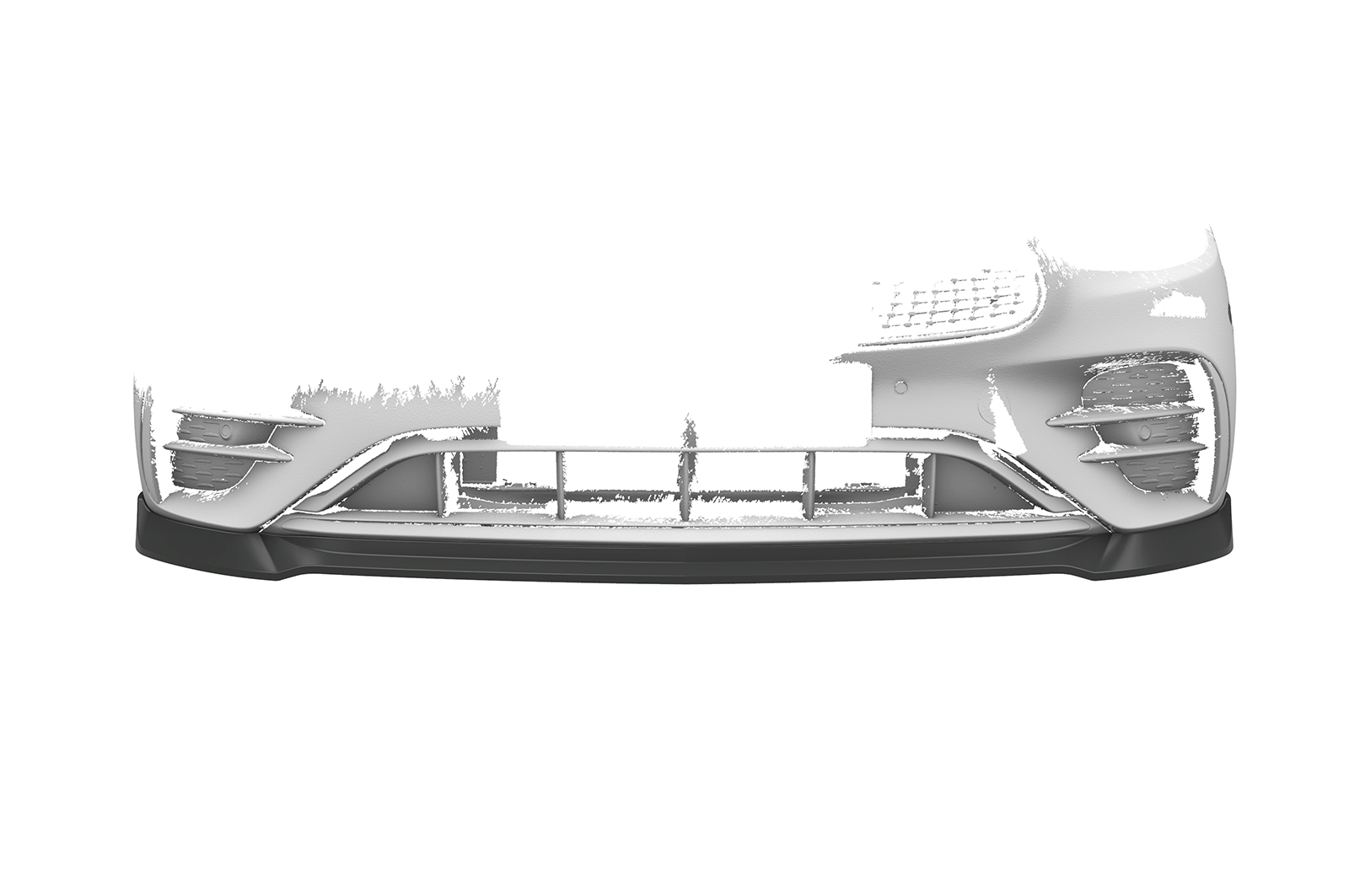 Lame de parechoc avant pour Mercedes-Benz Classe E W213 / S213 AMG-Line (MOPF) (depuis 2020) - Fabriqué en ABS (6 finitions au choix)