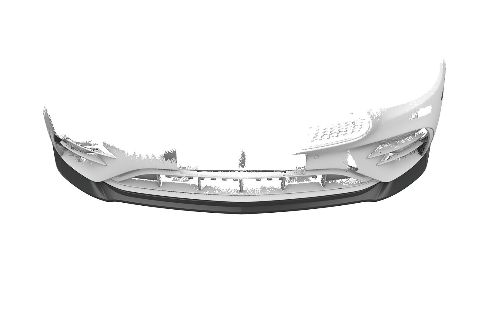 Lame de parechoc avant pour Mercedes-Benz Classe E W213 / S213 AMG-Line (MOPF) (depuis 2020) - Fabriqué en ABS (6 finitions au choix)