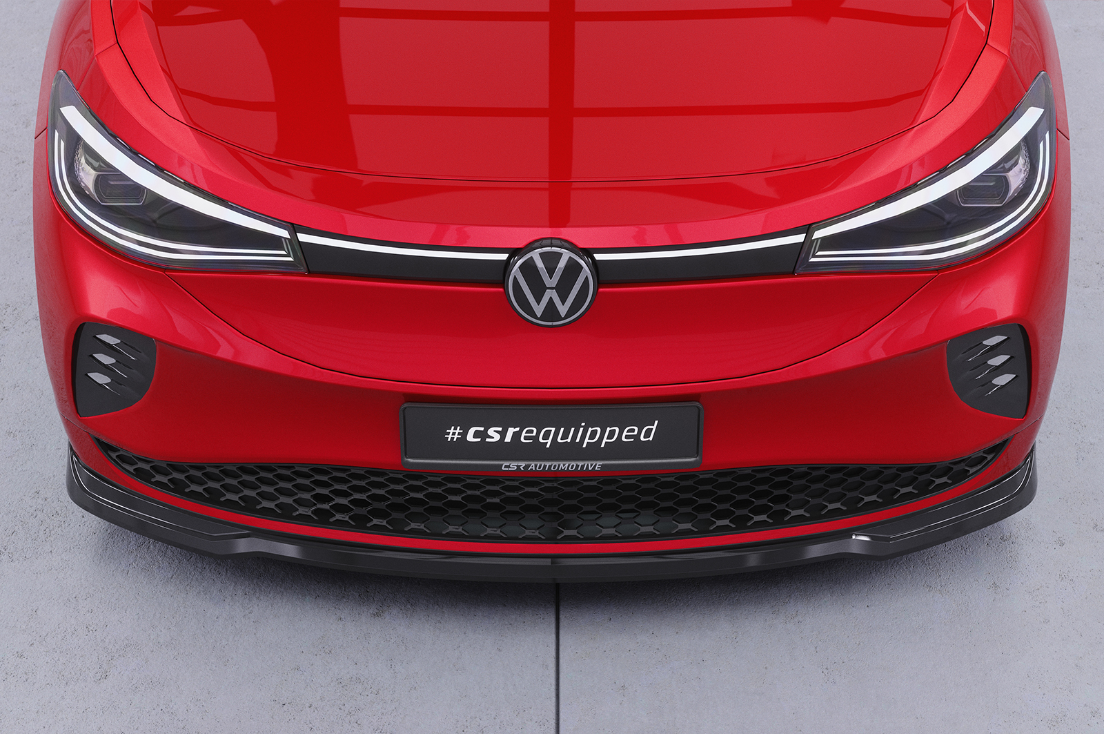 Lame de parechoc avant pour VW ID.5 GTX (depuis 2021) - Fabriqué en ABS (6 finitions au choix)