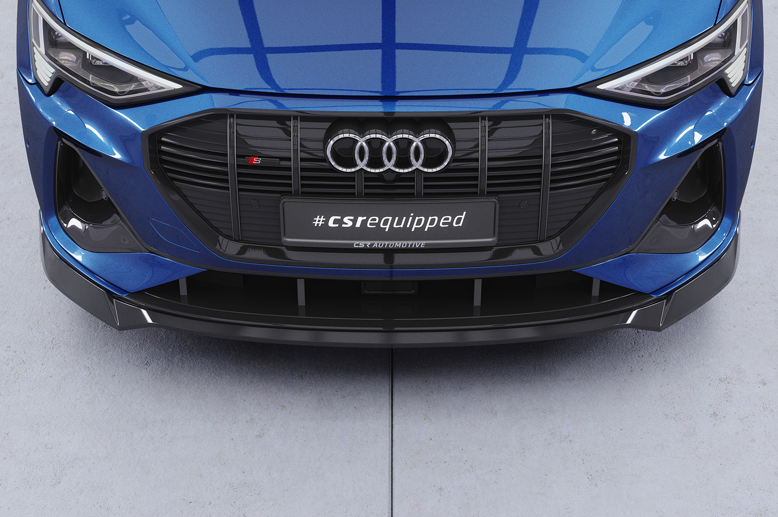 Lame de parechoc avant pour Audi e-tron GE toutes carrosseries (2018-2022) - Fabriqué en ABS (6 finitions au choix)