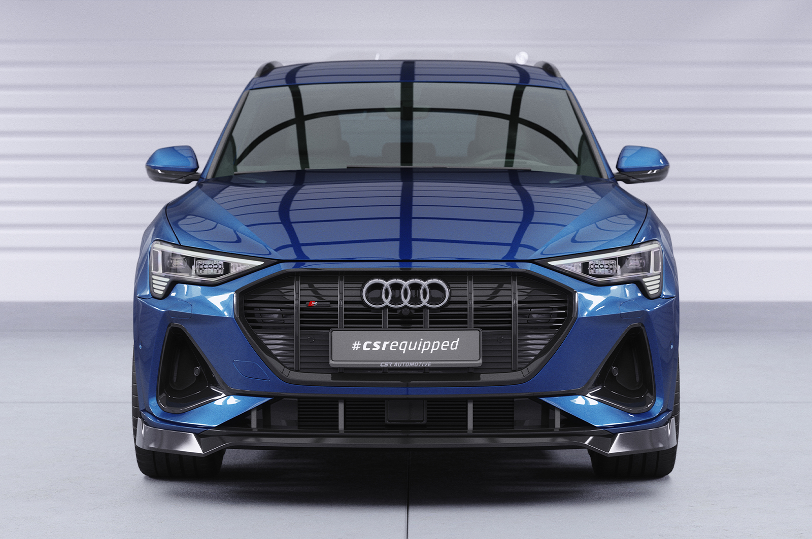 Lame de parechoc avant pour Audi e-tron GE toutes carrosseries (2018-2022) - Fabriqué en ABS (6 finitions au choix)