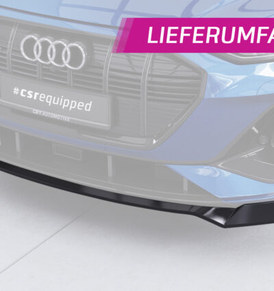 Lame de parechoc avant pour Audi e-tron GE toutes carrosseries (2018-2022) - Fabriqué en ABS (6 finitions au choix)