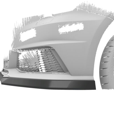 Lame de parechoc avant pour Audi S1 8X toutes carrosseries (2014-2018) - Fabriqué en ABS (6 finitions au choix)