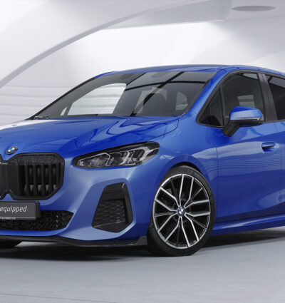 Lame de parechoc avant pour BMW Série 2 U06 Active Tourer avec Pack M (depuis 2021) - Fabriqué en ABS (6 finitions au choix)