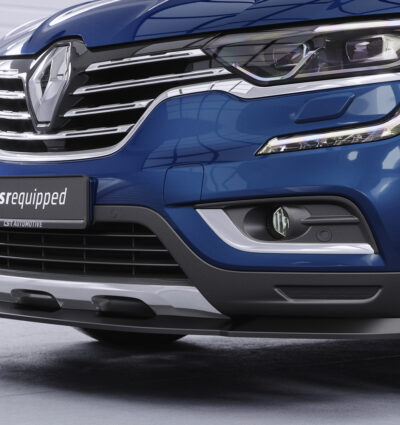 Lame de parechoc avant pour Renault Koleos (2. Generation) toutes carrosseries (facelift) (depuis 2019) - Fabriqué en ABS (6 finitions au choix)