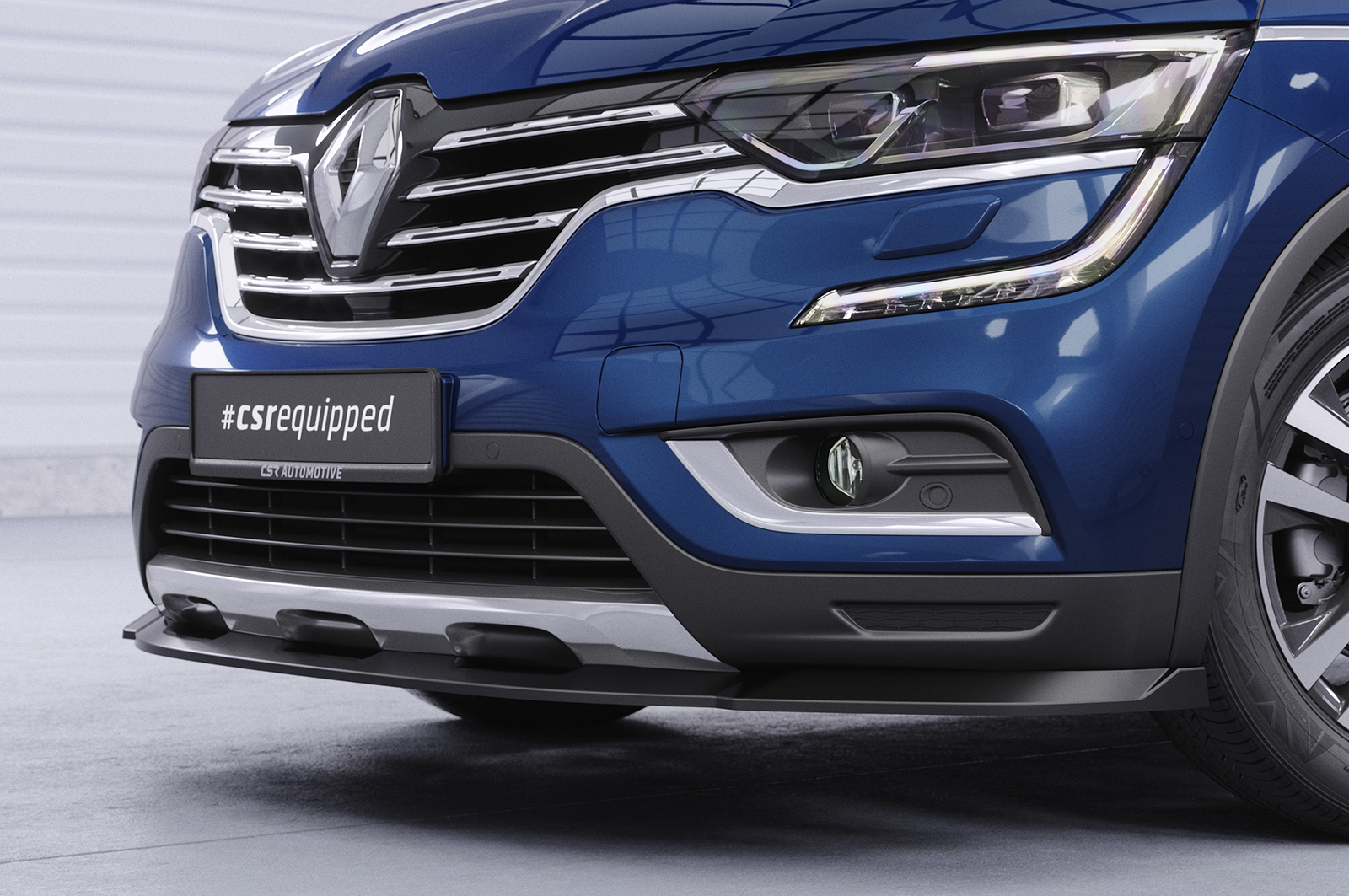 Lame de parechoc avant pour Renault Koleos (2. Generation) toutes carrosseries (facelift) (depuis 2019) - Fabriqué en ABS (6 finitions au choix)