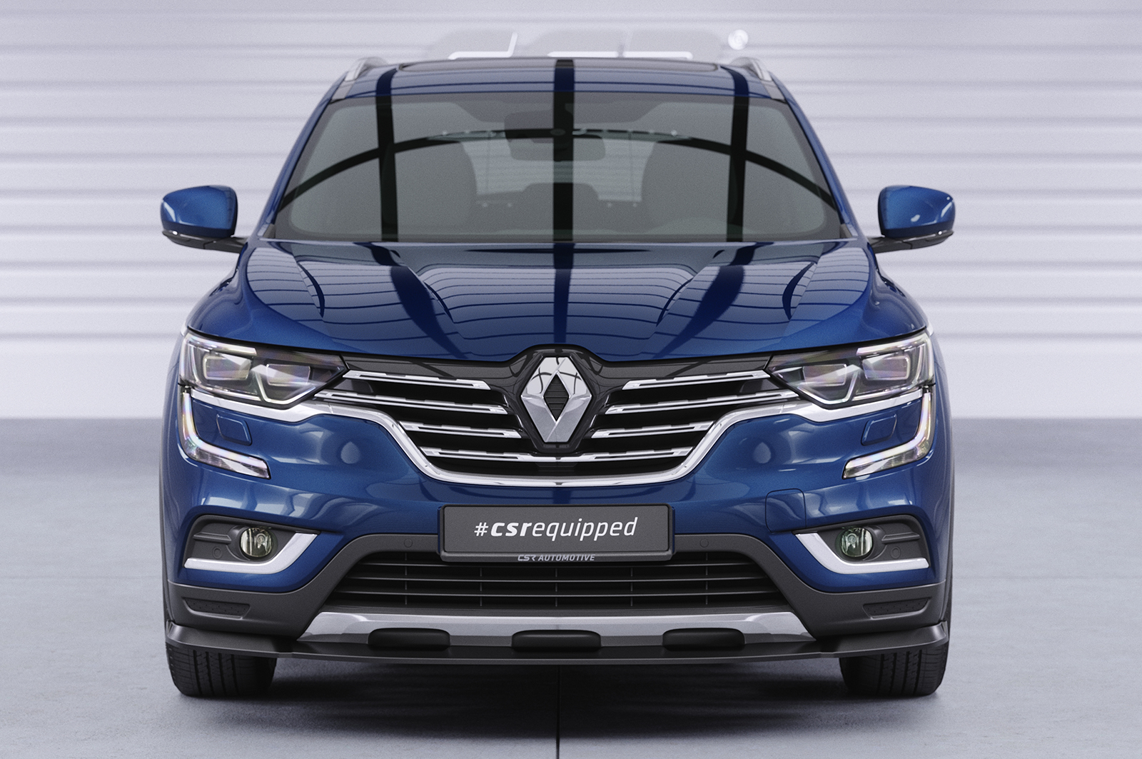 Lame de parechoc avant pour Renault Koleos (2. Generation) toutes carrosseries (facelift) (depuis 2019) - Fabriqué en ABS (6 finitions au choix)