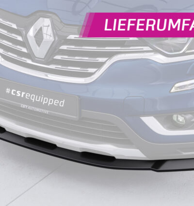 Lame de parechoc avant pour Renault Koleos (2. Generation) toutes carrosseries (facelift) (depuis 2019) - Fabriqué en ABS (6 finitions au choix)