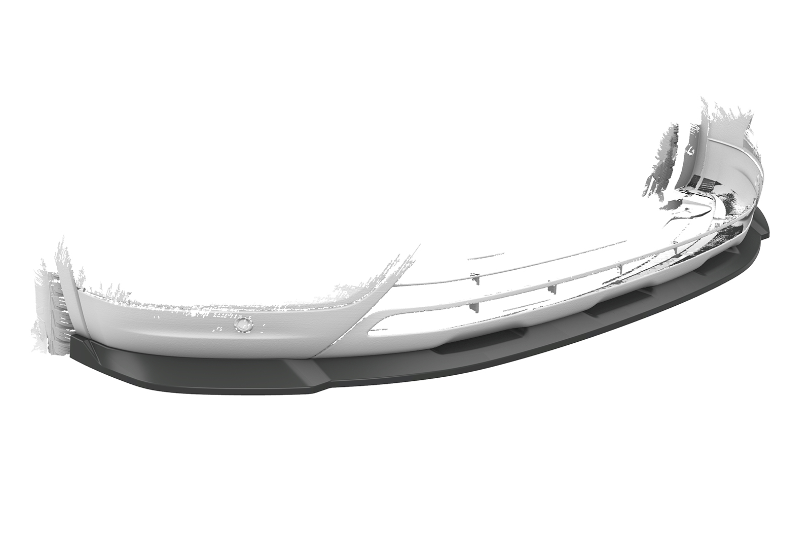 Lame de parechoc avant pour Renault Koleos (2. Generation) toutes carrosseries (facelift) (depuis 2019) - Fabriqué en ABS (6 finitions au choix)