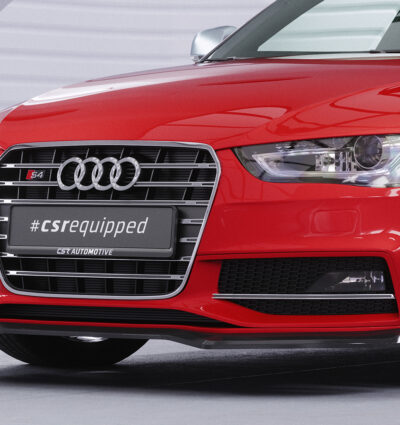 Lame de parechoc avant pour Audi S4 B8 (Typ 8K) toutes carrosseries (2012-2015) - Fabriqué en ABS (6 finitions au choix)