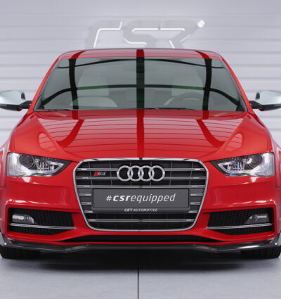 Lame de parechoc avant pour Audi S4 B8 (Typ 8K) toutes carrosseries (2012-2015) - Fabriqué en ABS (6 finitions au choix)