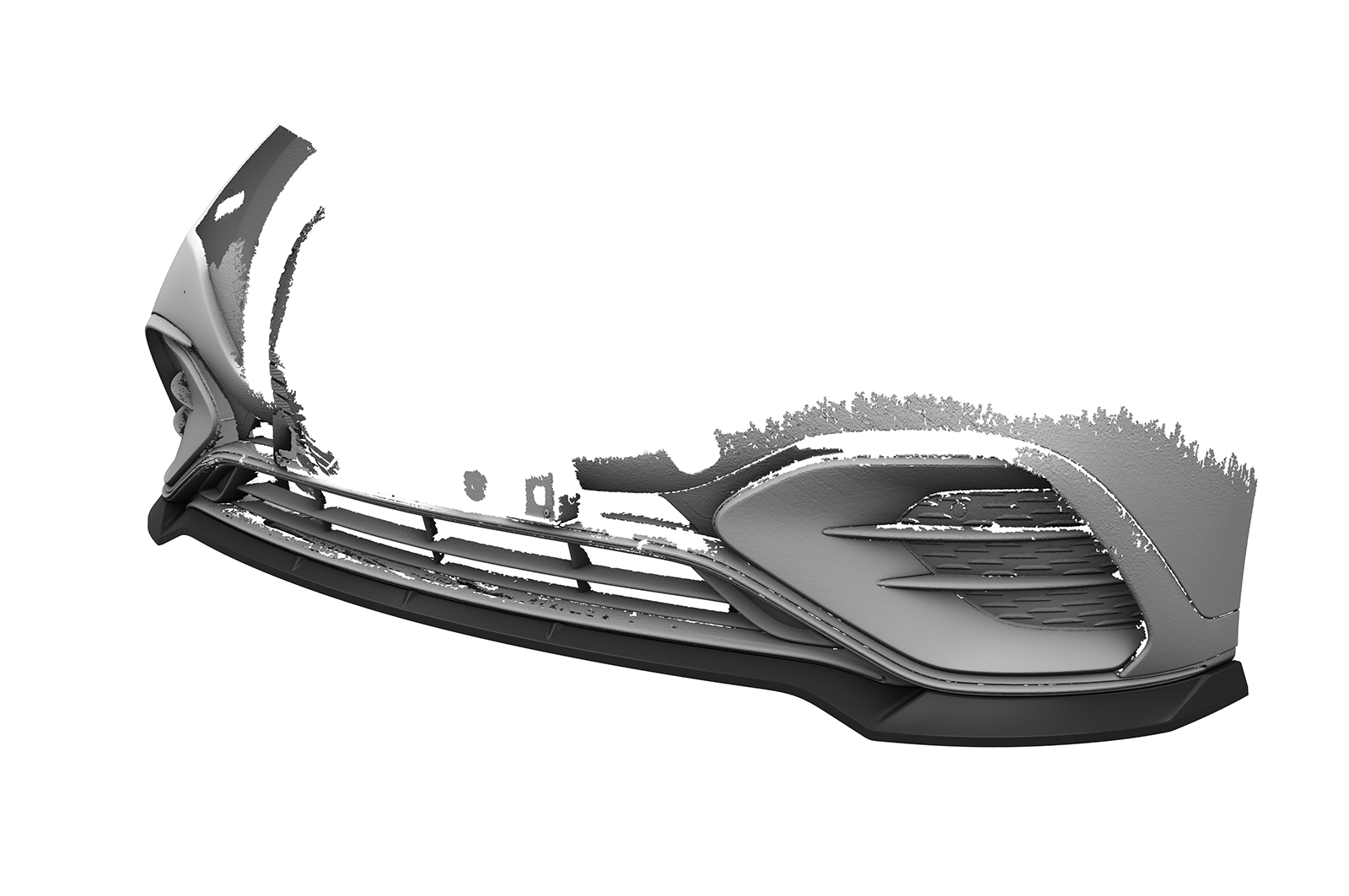Lame de parechoc avant pour Mercedes-Benz EQE V295 AMG / AMG-Line (depuis 2022) - Fabriqué en ABS (6 finitions au choix)