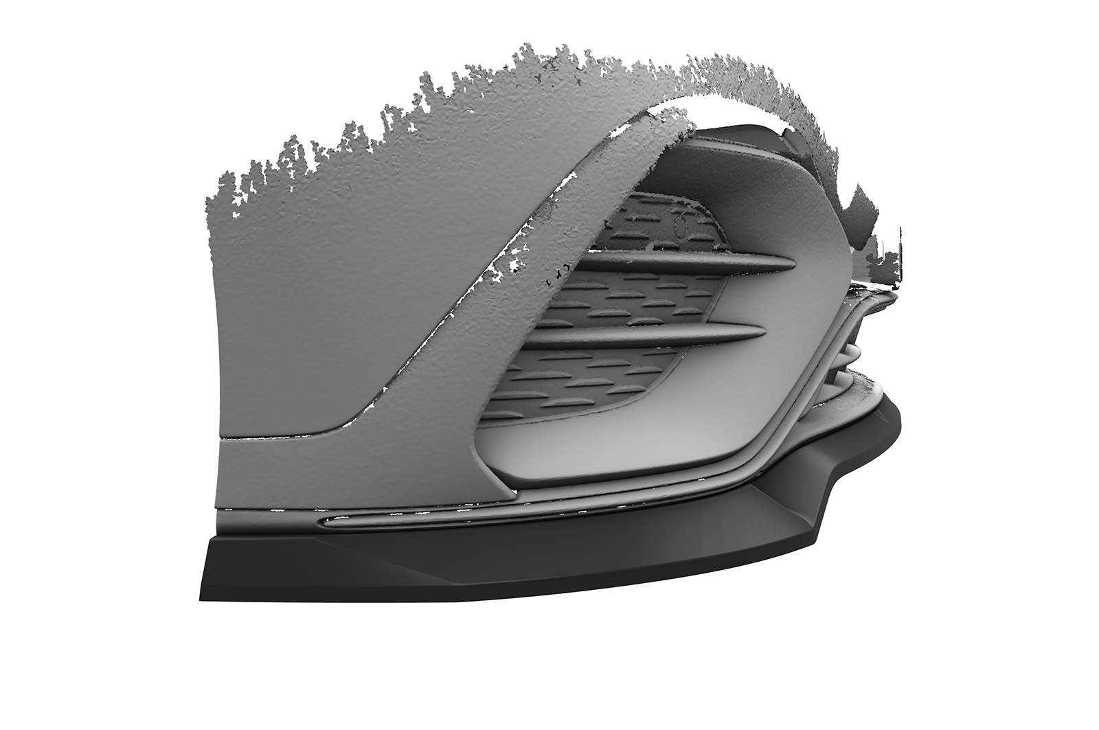Lame de parechoc avant pour Mercedes-Benz EQE V295 AMG / AMG-Line (depuis 2022) - Fabriqué en ABS (6 finitions au choix)