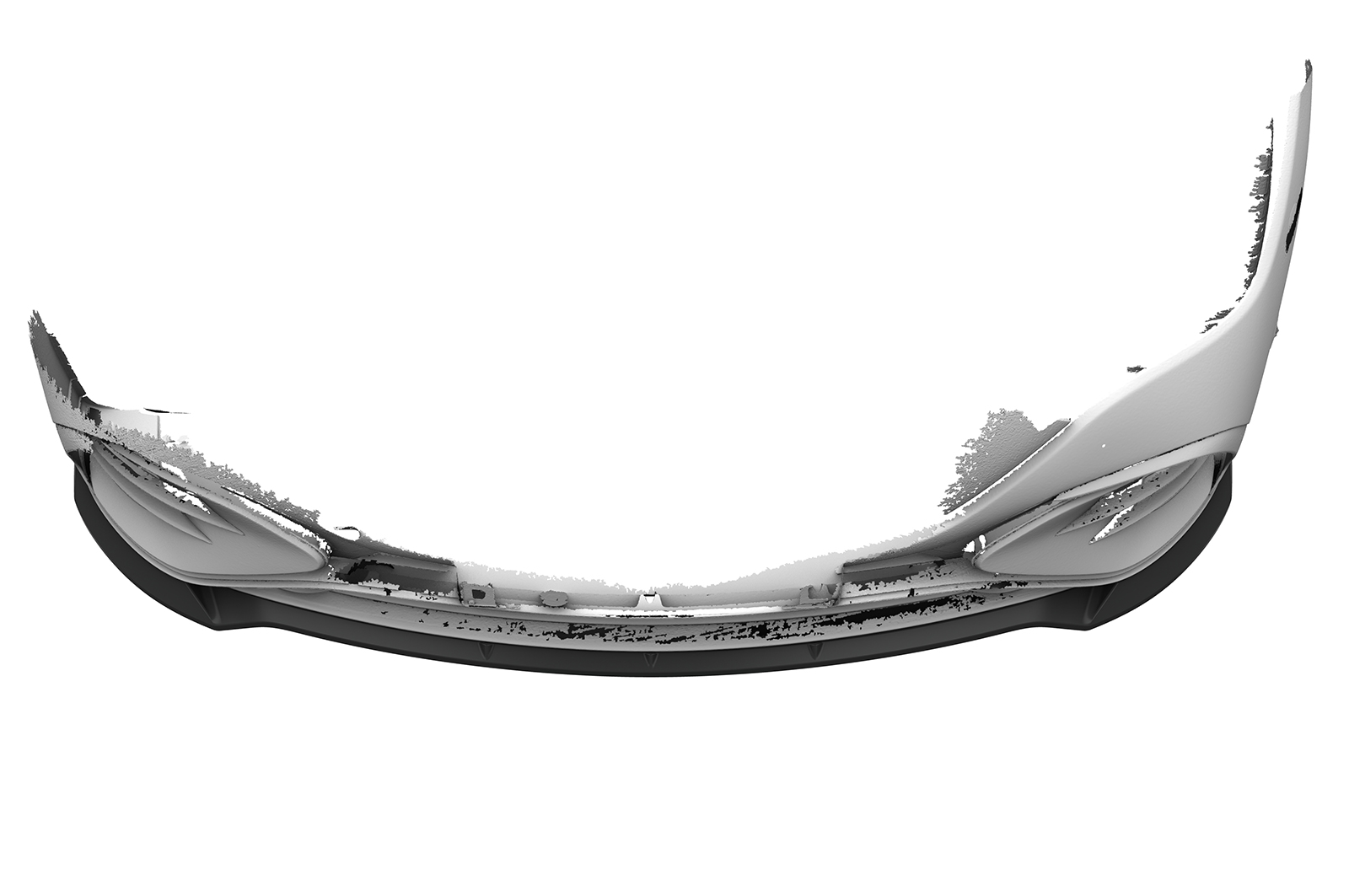 Lame de parechoc avant pour Mercedes-Benz EQE V295 AMG / AMG-Line (depuis 2022) - Fabriqué en ABS (6 finitions au choix)