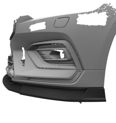 Lame de parechoc avant pour Volvo S60 (3. Gen) / V60 (2. Gen) toutes carrosseries (depuis 2018) - Fabriqué en ABS (6 finitions au choix)