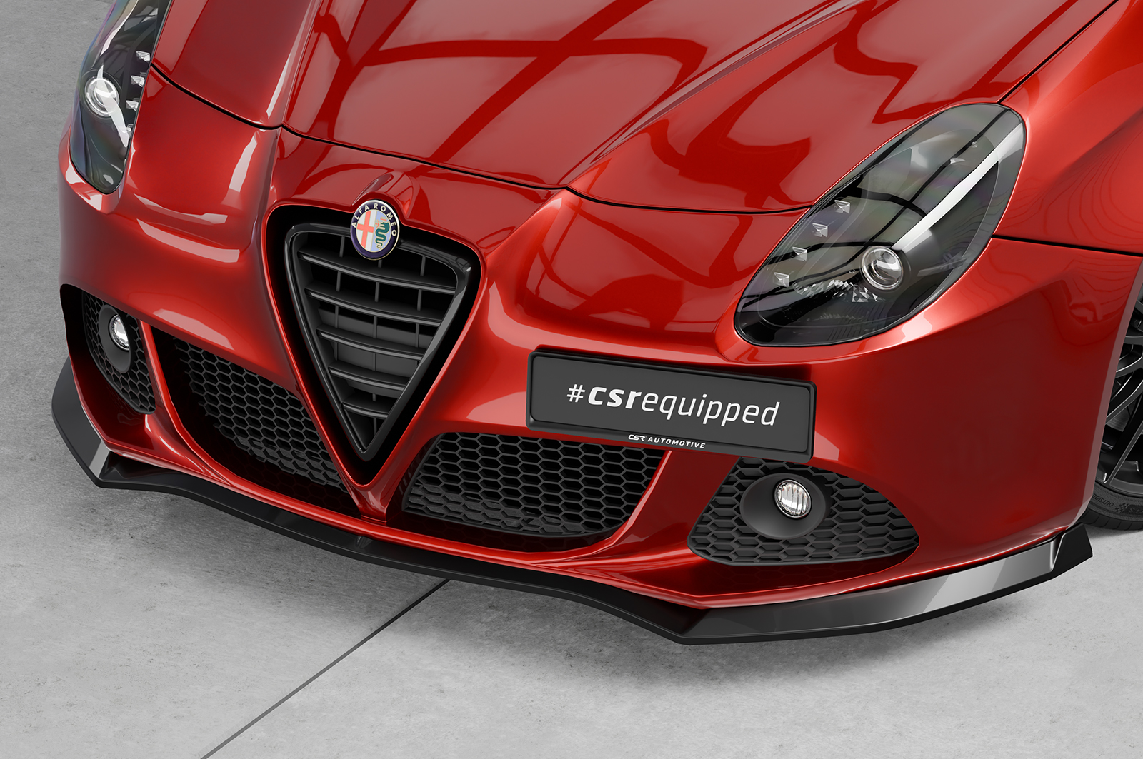 Lame de parechoc avant pour Alfa Romeo Giulietta (Typ 940) toutes carrosseries (2010-2020) - Fabriqué en ABS (6 finitions au choix)