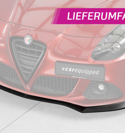 Lame de parechoc avant pour Alfa Romeo Giulietta (Typ 940) toutes carrosseries (2010-2020) - Fabriqué en ABS (6 finitions au choix)
