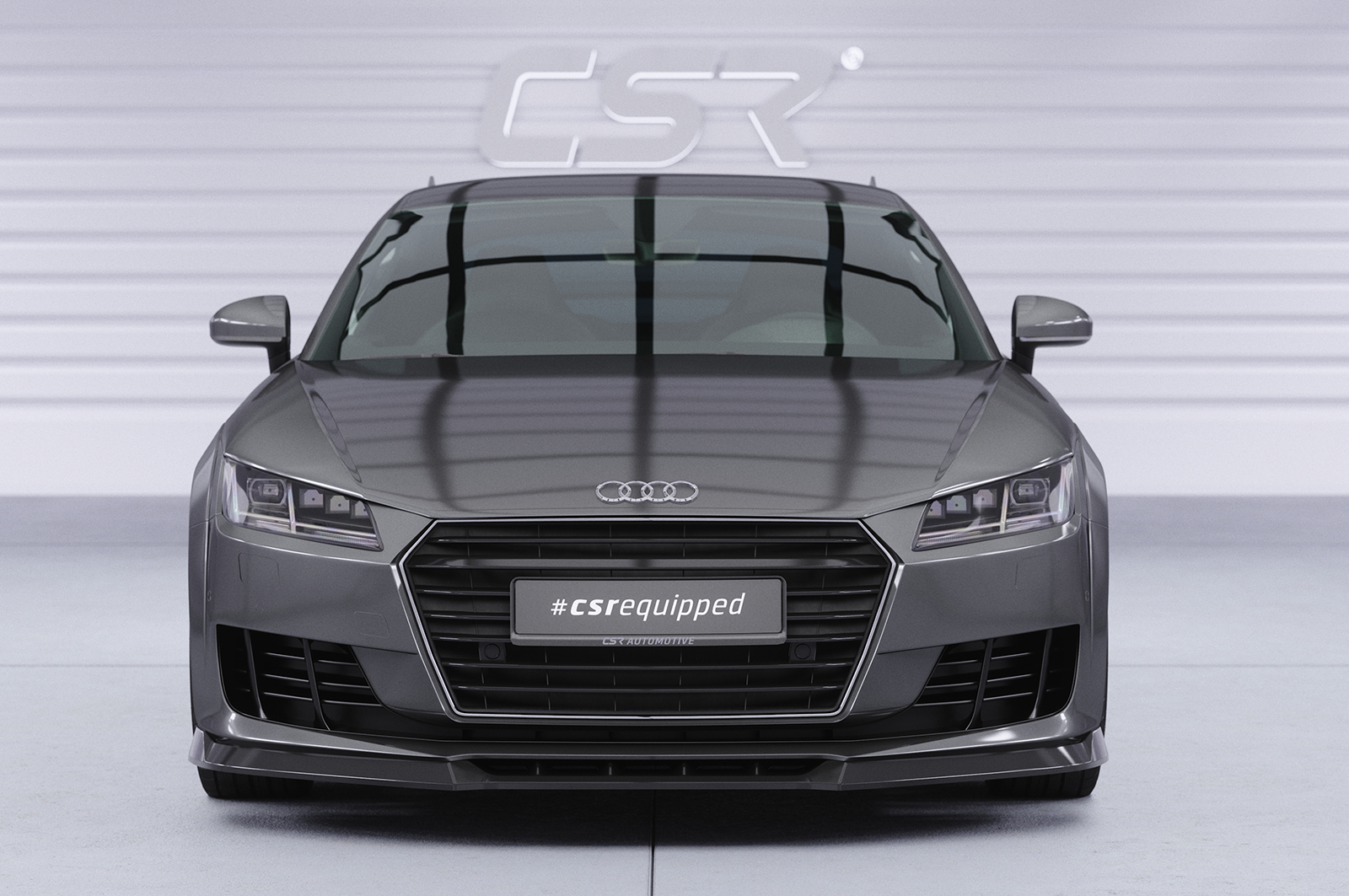 Lame de parechoc avant pour Audi TT FV / 8S coupé et cabriolet (2014-2018) - Fabriqué en ABS (6 finitions au choix)
