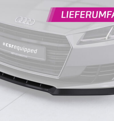Lame de parechoc avant pour Audi TT FV / 8S coupé et cabriolet (2014-2018) - Fabriqué en ABS (6 finitions au choix)