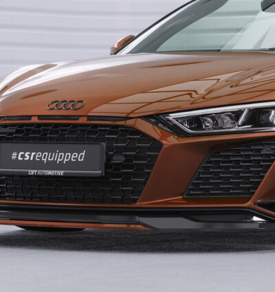 Lame de parechoc avant pour Audi R8 (Typ 4S) toutes carrosseries facelift (depuis 03/2019) - Fabriqué en ABS (6 finitions au choix)