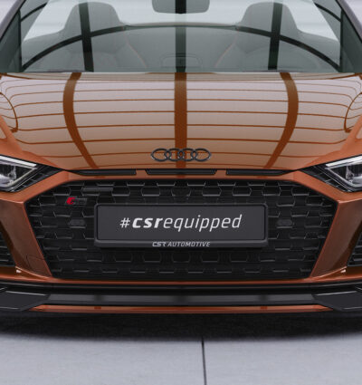 Lame de parechoc avant pour Audi R8 (Typ 4S) toutes carrosseries facelift (depuis 03/2019) - Fabriqué en ABS (6 finitions au choix)