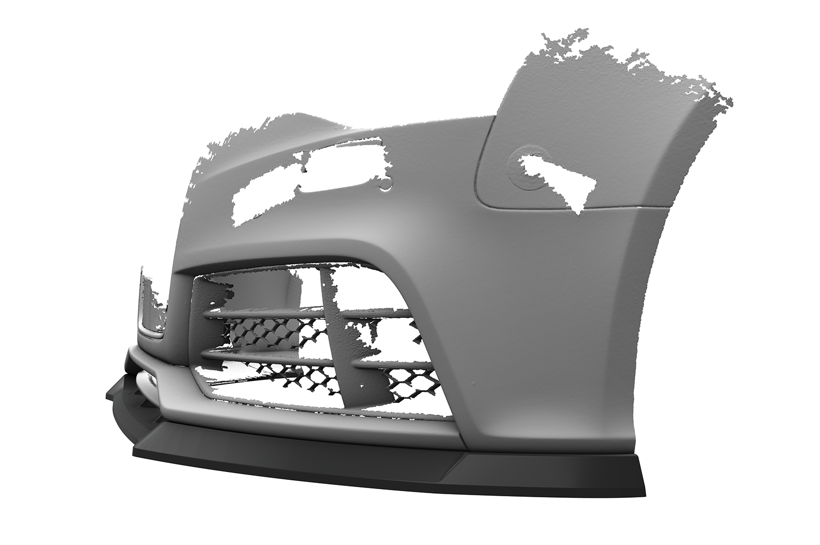 Lame de parechoc avant pour Audi RS5 (8T) facelift (2012-2015) - Fabriqué en ABS (6 finitions au choix)
