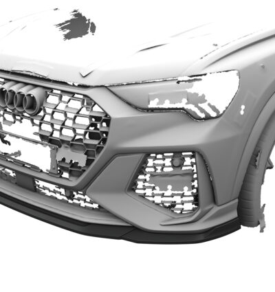 Lame de parechoc avant pour Audi RSQ3 (F3) toutes carrosseries (depuis 2019) - Fabriqué en ABS (6 finitions au choix)