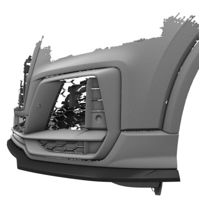 Lame de parechoc avant pour Audi SQ2 (GA) toutes carrosseries (préfacelift) (2018-2020) - Fabriqué en ABS (6 finitions au choix)