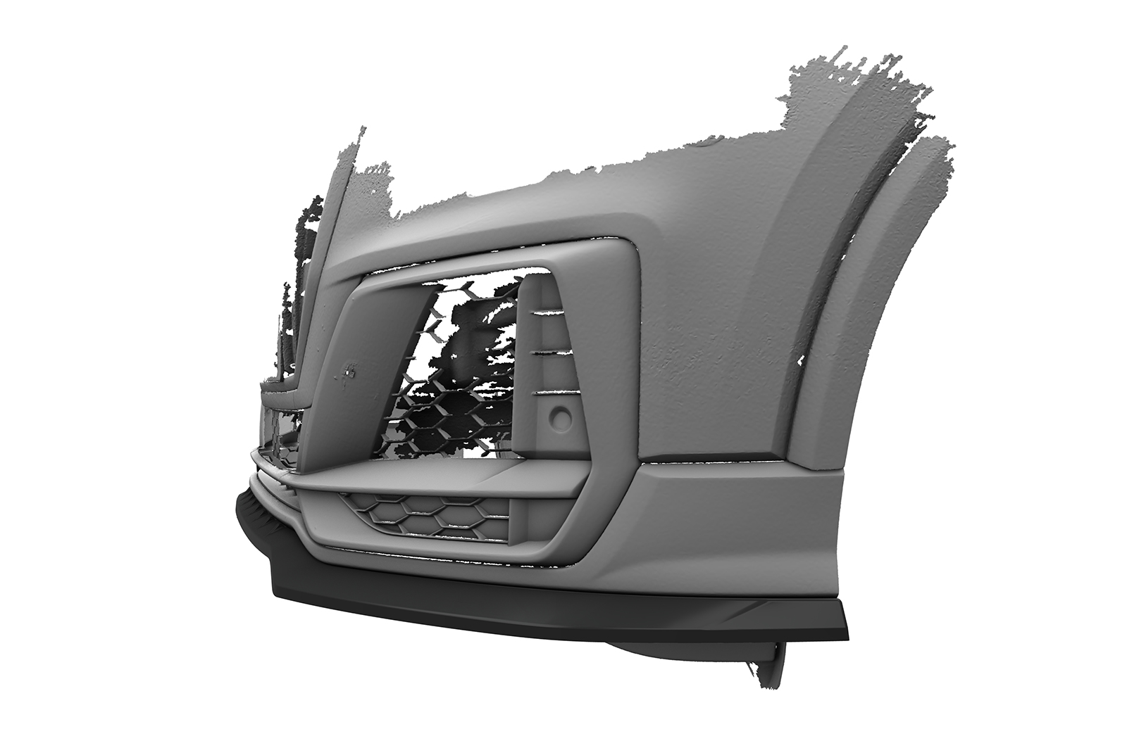 Lame de parechoc avant pour Audi SQ2 (GA) toutes carrosseries (préfacelift) (2018-2020) - Fabriqué en ABS (6 finitions au choix)