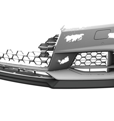 Lame de parechoc avant pour Audi TT FV / 8S coupé et cabriolet (2018-2023) - Fabriqué en ABS (6 finitions au choix)