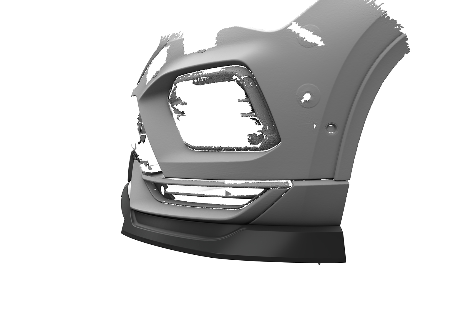 Lame de parechoc avant pour Cupra Ateca (Typ 5FP / KH7) toutes carrosseries (facelift) (depuis 11/2020) - Fabriqué en ABS (6 finitions au choix)
