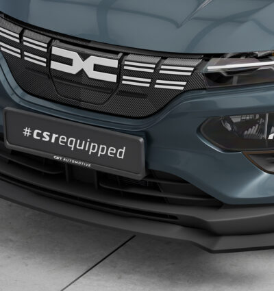 Lame de parechoc avant pour Dacia Spring Electric toutes carrosseries (depuis 2020) - Fabriqué en ABS (6 finitions au choix)