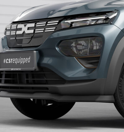 Lame de parechoc avant pour Dacia Spring Electric toutes carrosseries (depuis 2020) - Fabriqué en ABS (6 finitions au choix)