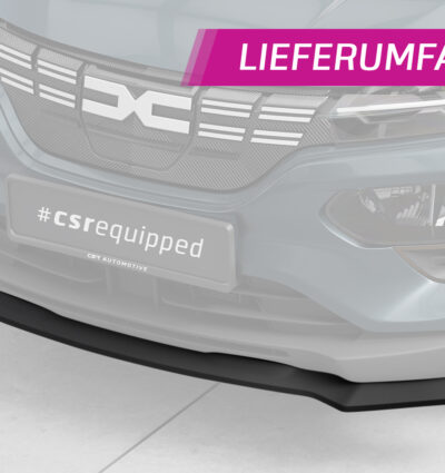 Lame de parechoc avant pour Dacia Spring Electric toutes carrosseries (depuis 2020) - Fabriqué en ABS (6 finitions au choix)
