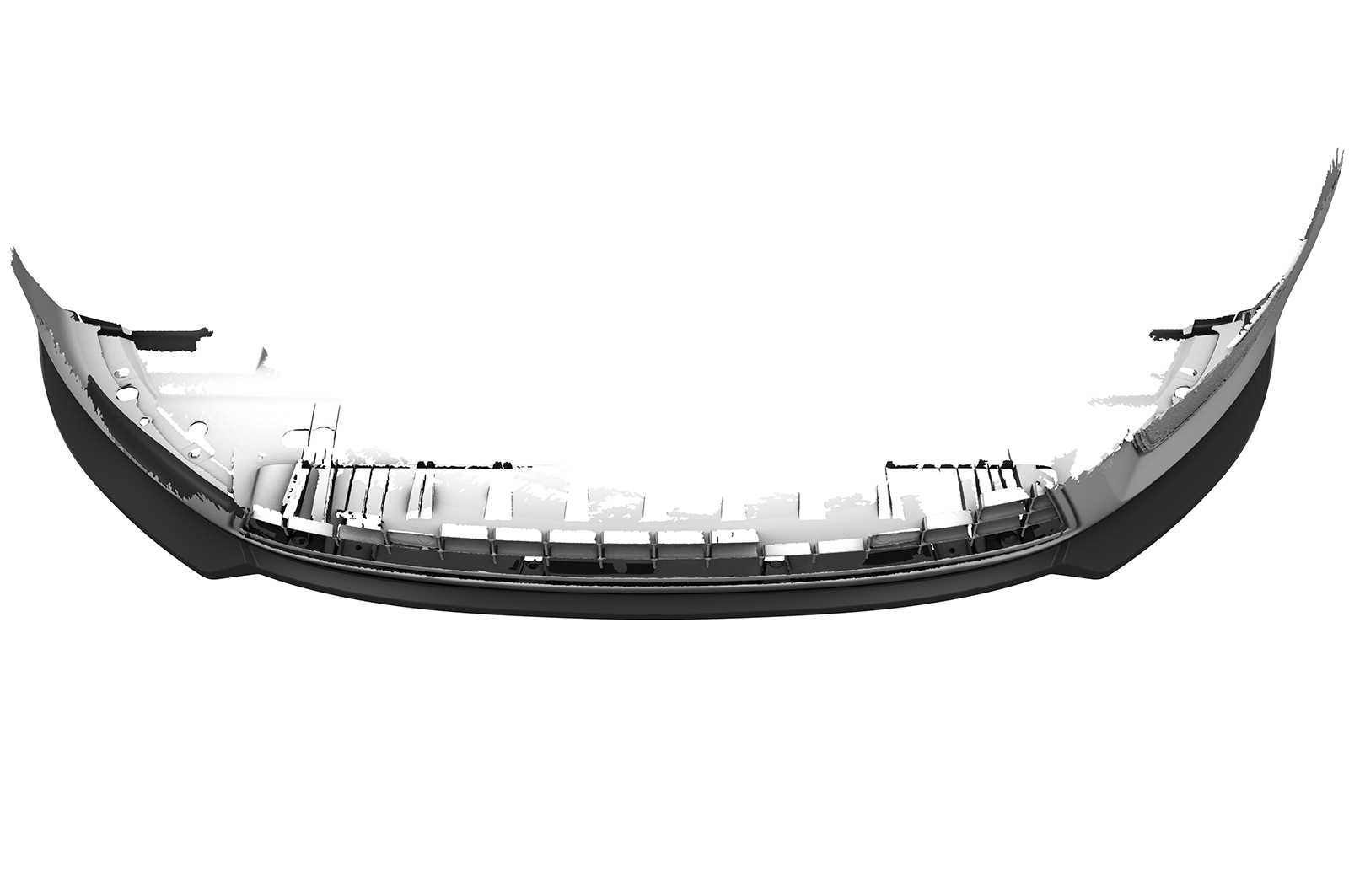 Lame de parechoc avant pour Ford Mondeo MK4 (Typ BA7) toutes carrosseries (2007-2010) - Fabriqué en ABS (6 finitions au choix)