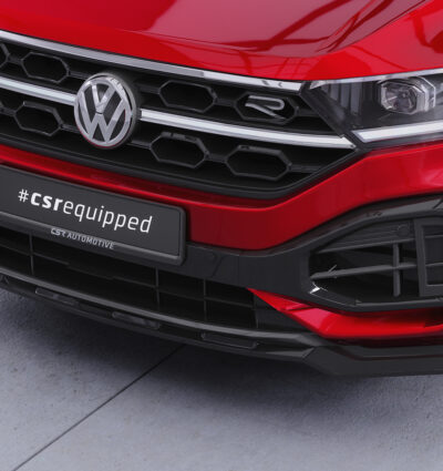 Lame de parechoc avant pour VW T-Roc (A1) R-Line (facelift) (depuis 2022) - Fabriqué en ABS (6 finitions au choix)
