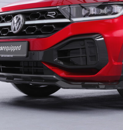 Lame de parechoc avant pour VW T-Roc (A1) R-Line (facelift) (depuis 2022) - Fabriqué en ABS (6 finitions au choix)