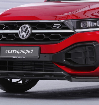 Lame de parechoc avant pour VW T-Roc (A1) R-Line (facelift) (depuis 2022) - Fabriqué en ABS (6 finitions au choix)