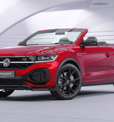 Lame de parechoc avant pour VW T-Roc (A1) R-Line (facelift) (depuis 2022) - Fabriqué en ABS (6 finitions au choix)