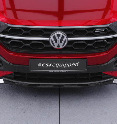 Lame de parechoc avant pour VW T-Roc (A1) R-Line (facelift) (depuis 2022) - Fabriqué en ABS (6 finitions au choix)