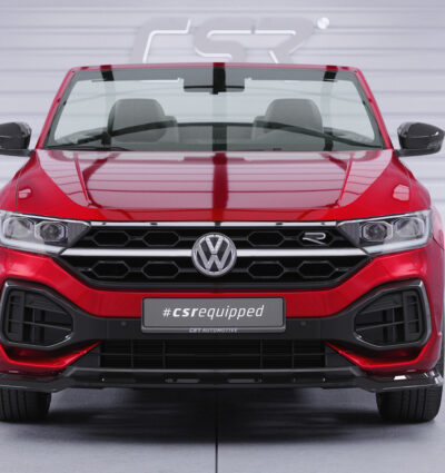 Lame de parechoc avant pour VW T-Roc (A1) R-Line (facelift) (depuis 2022) - Fabriqué en ABS (6 finitions au choix)