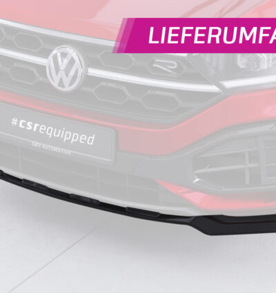 Lame de parechoc avant pour VW T-Roc (A1) R-Line (facelift) (depuis 2022) - Fabriqué en ABS (6 finitions au choix)