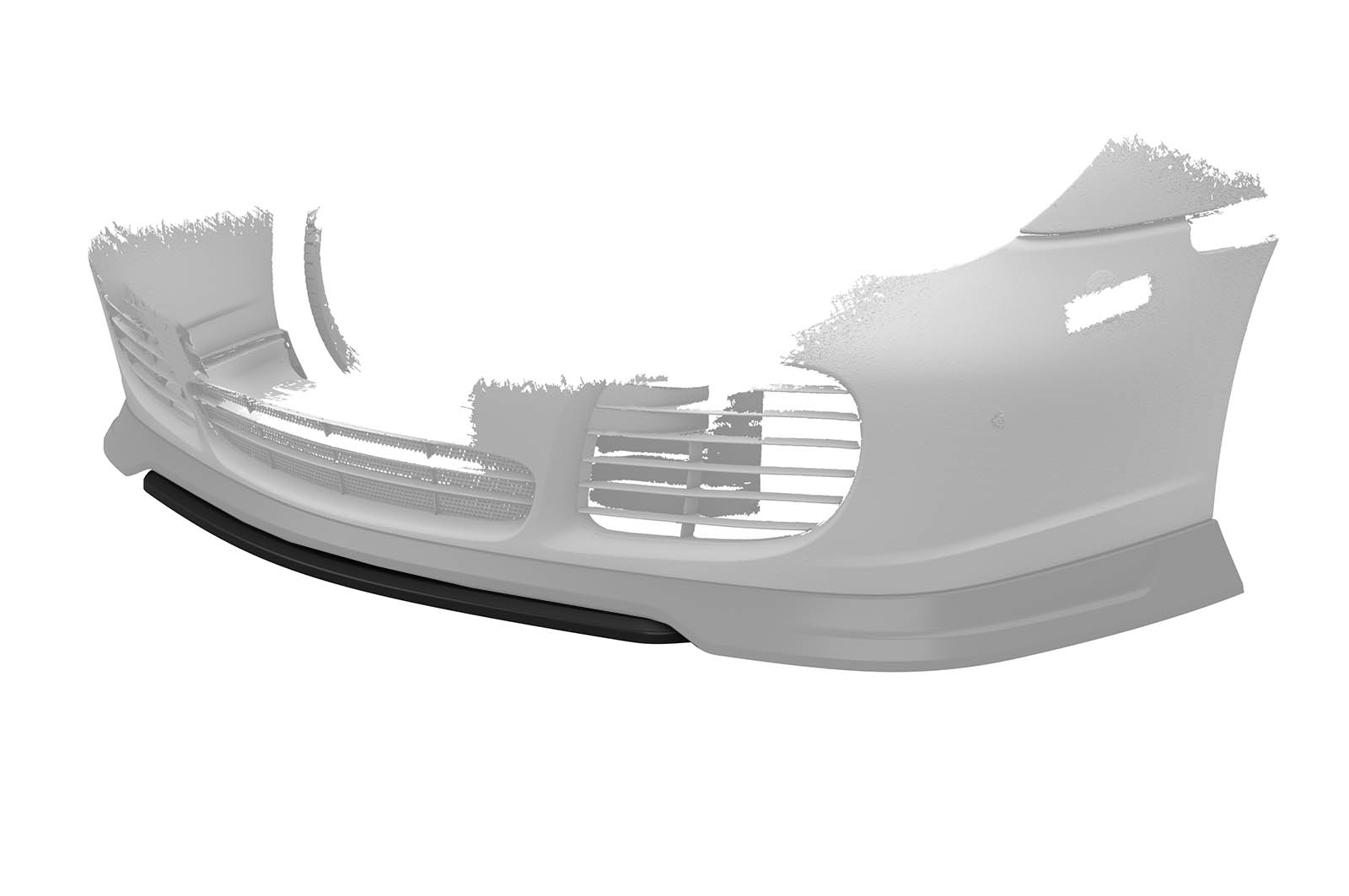 Lame de parechoc avant pour Porsche 911 / 996 Carrera 4S / Turbo / Turbo S (facelift) (2002-2006) - Fabriqué en ABS (6 finitions au choix)