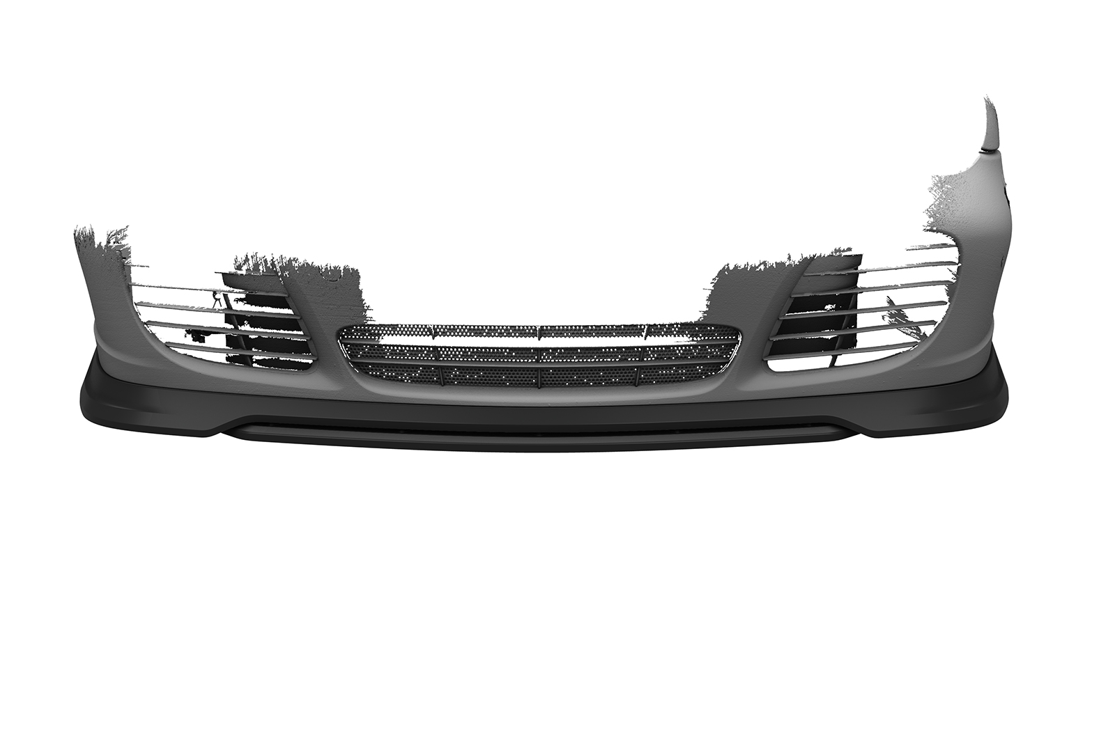 Lame de parechoc avant pour Porsche 911 / 996 Carrera 4S / Turbo / Turbo S (facelift) (2002-2006) - Fabriqué en ABS (6 finitions au choix)