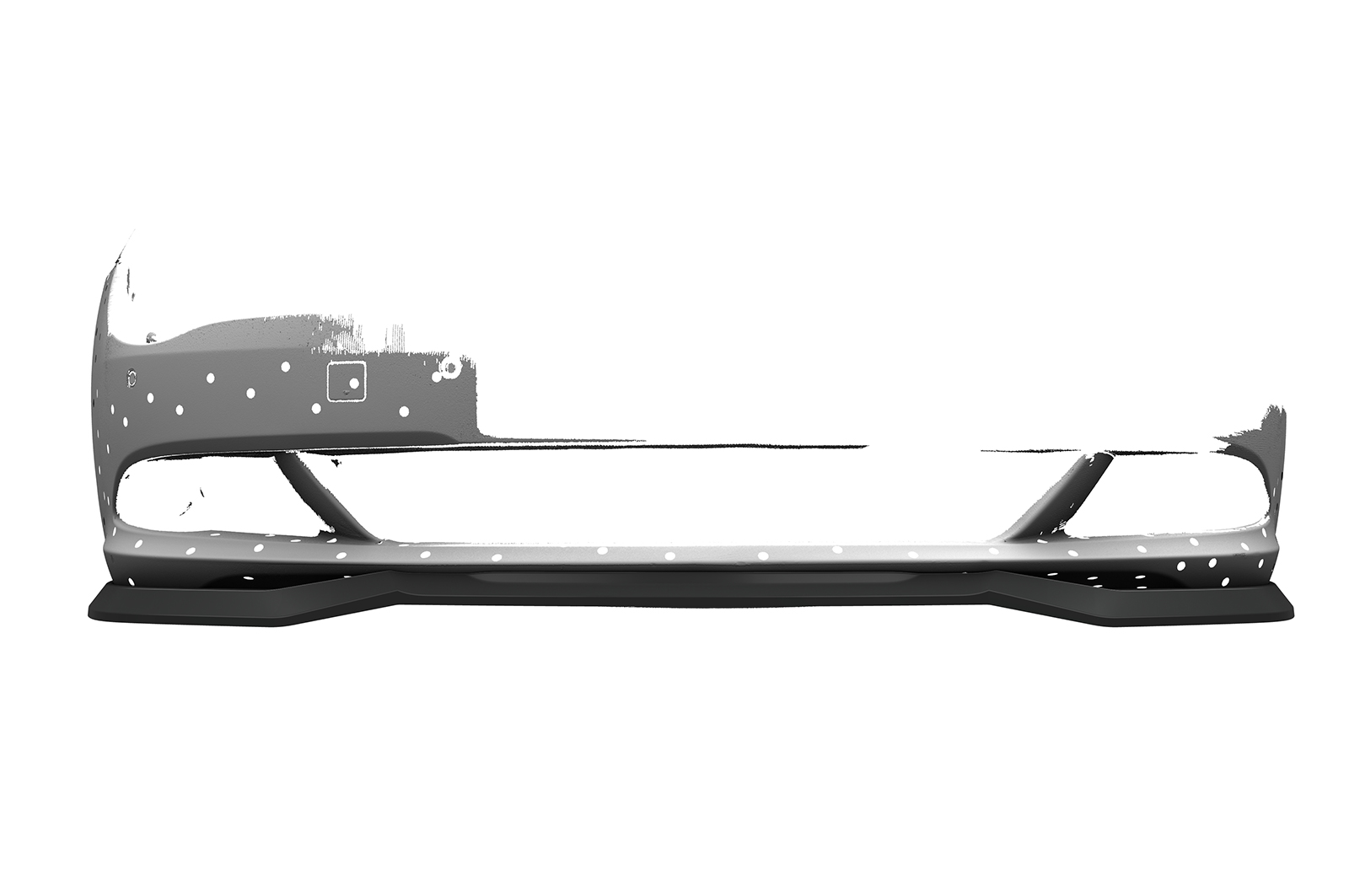 Lame de parechoc avant pour BMW Série 6 E63 / E64 toutes carrosseries (facelift) (2007-2010) - Fabriqué en ABS (6 finitions au choix)