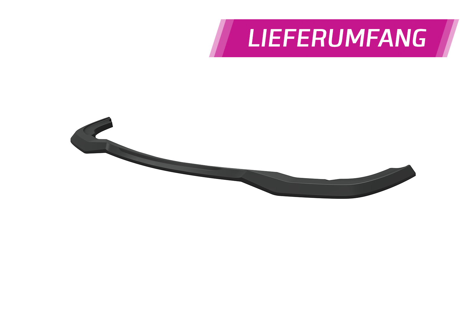 Lame de parechoc avant pour BMW Série 6 E63 / E64 toutes carrosseries (facelift) (2007-2010) - Fabriqué en ABS (6 finitions au choix)