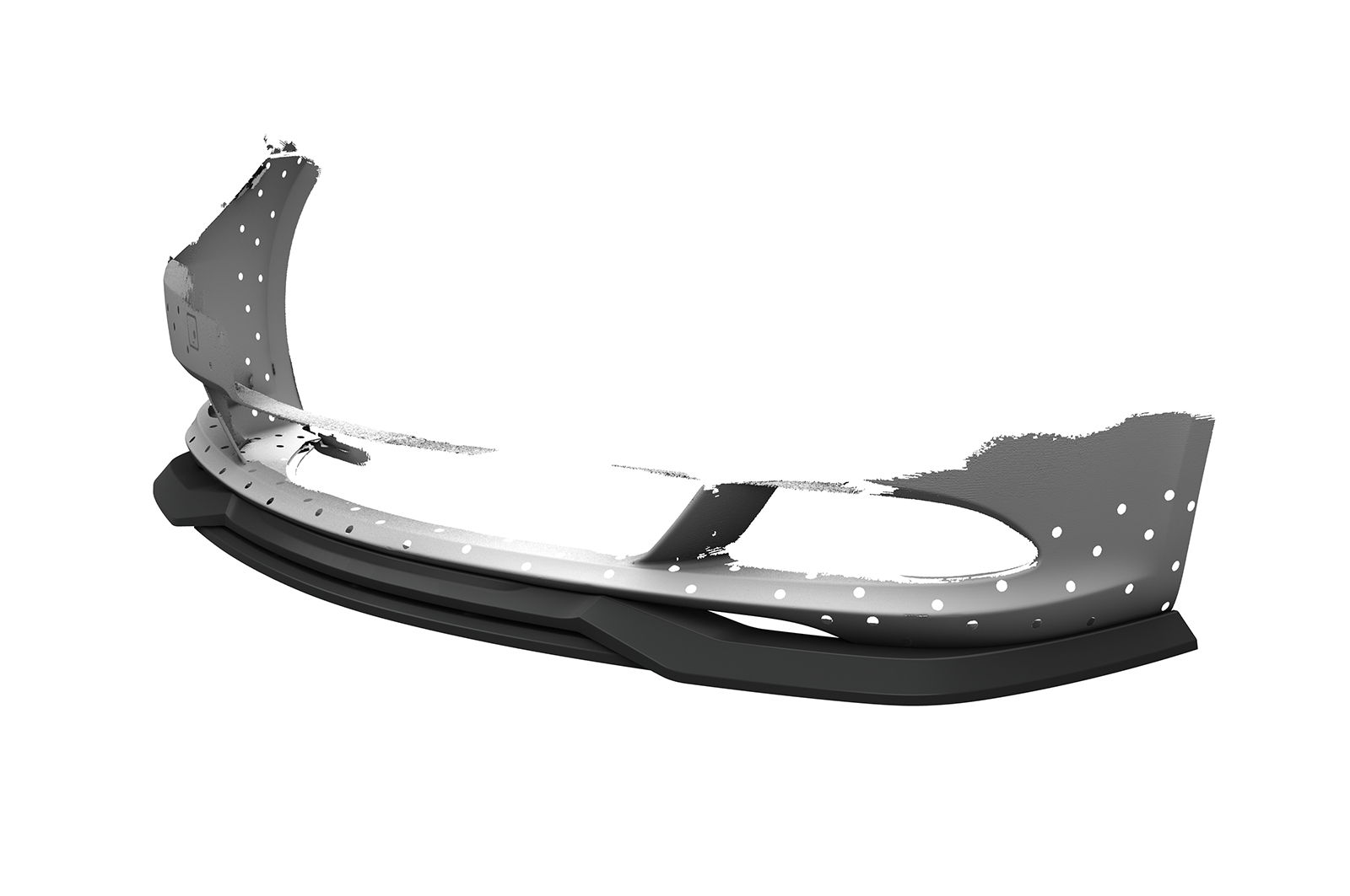 Lame de parechoc avant pour BMW Série 6 E63 / E64 toutes carrosseries (facelift) (2007-2010) - Fabriqué en ABS (6 finitions au choix)