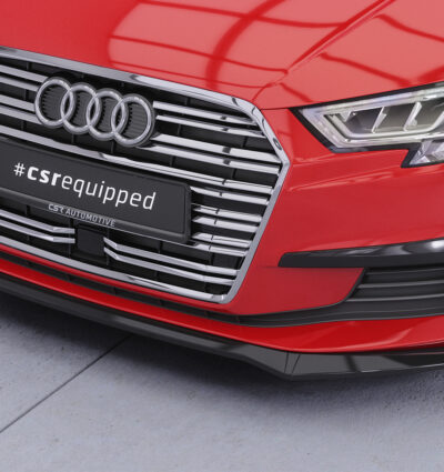 Lame de parechoc avant pour Audi A3 8V berline et cabriolet (facelift) (2016-2020) - Fabriqué en ABS (6 finitions au choix)