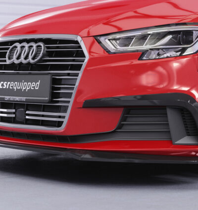 Lame de parechoc avant pour Audi A3 8V berline et cabriolet (facelift) (2016-2020) - Fabriqué en ABS (6 finitions au choix)